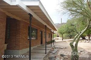 Front looking towards the Catalinas