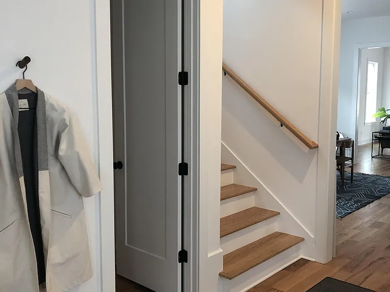 Half bath at entry.