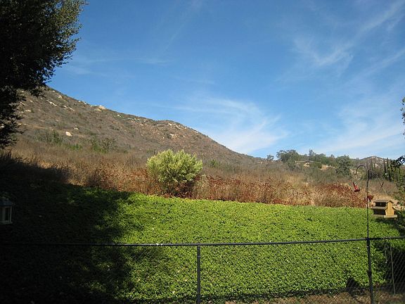 Hillside Views from Backyard