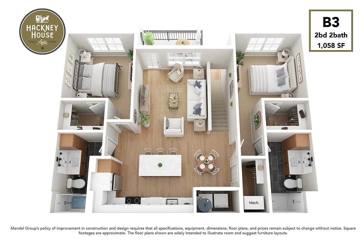 Floor plan B3