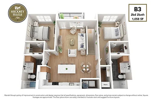 Floor plan B3