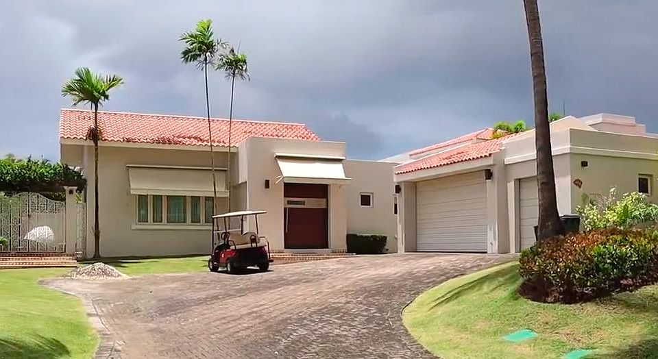 Front view of the house