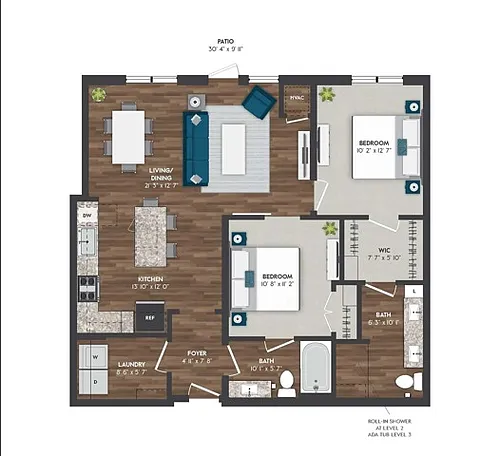 Floor plan C2-ADA