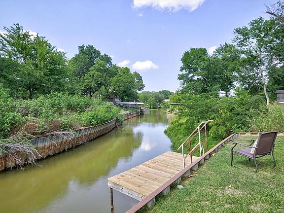 Dock in protected canal