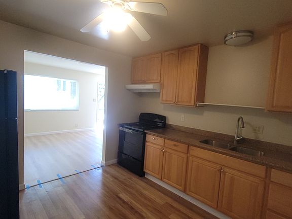 Kitchen, Living room view