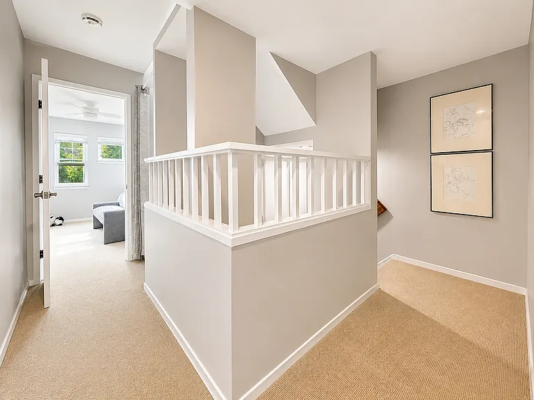 2nd floor hallway- convenient laundry off the bedroom!