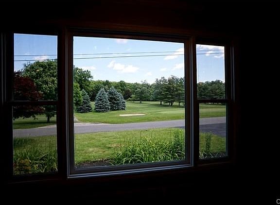 Million dollar view of the golf course from living area