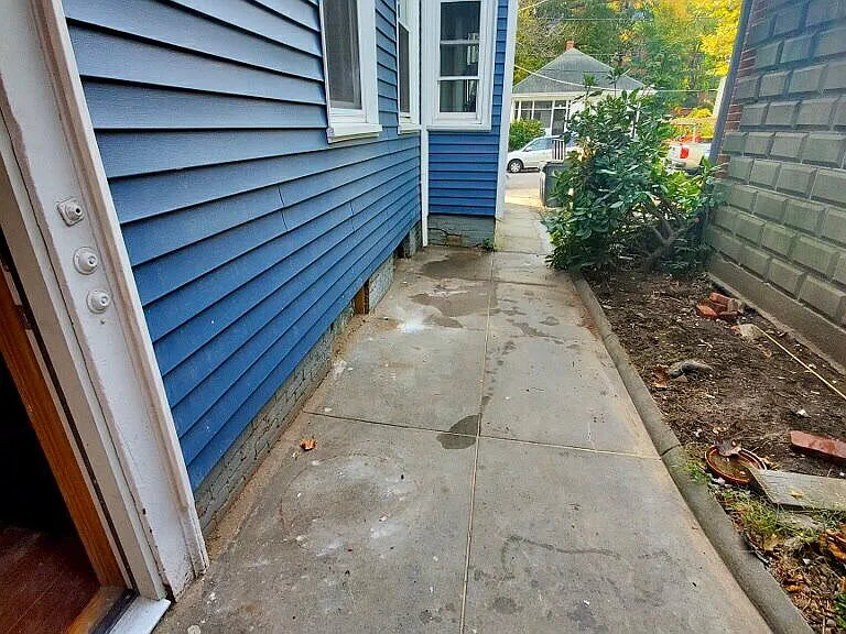 Rear entrance