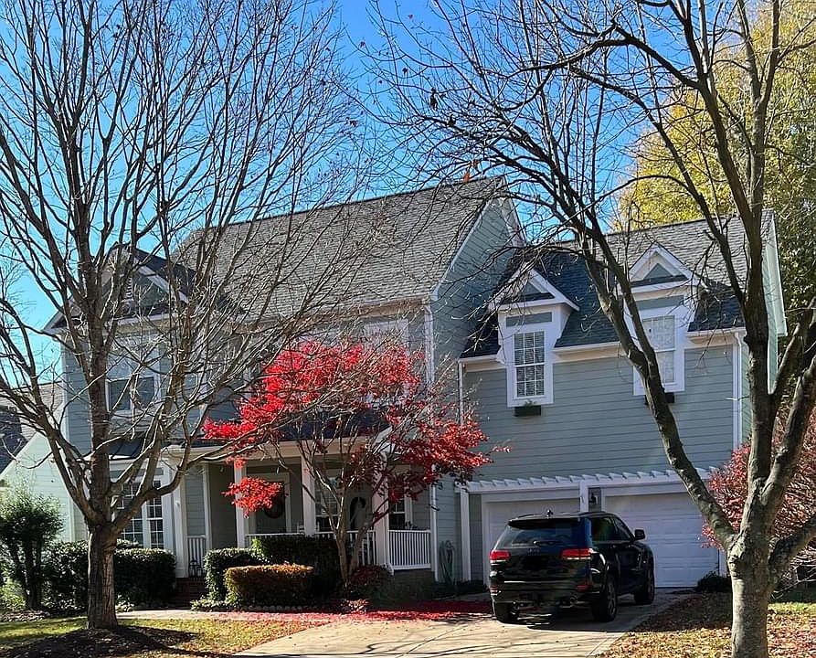 Two car garage with plenty of space and tons of storage