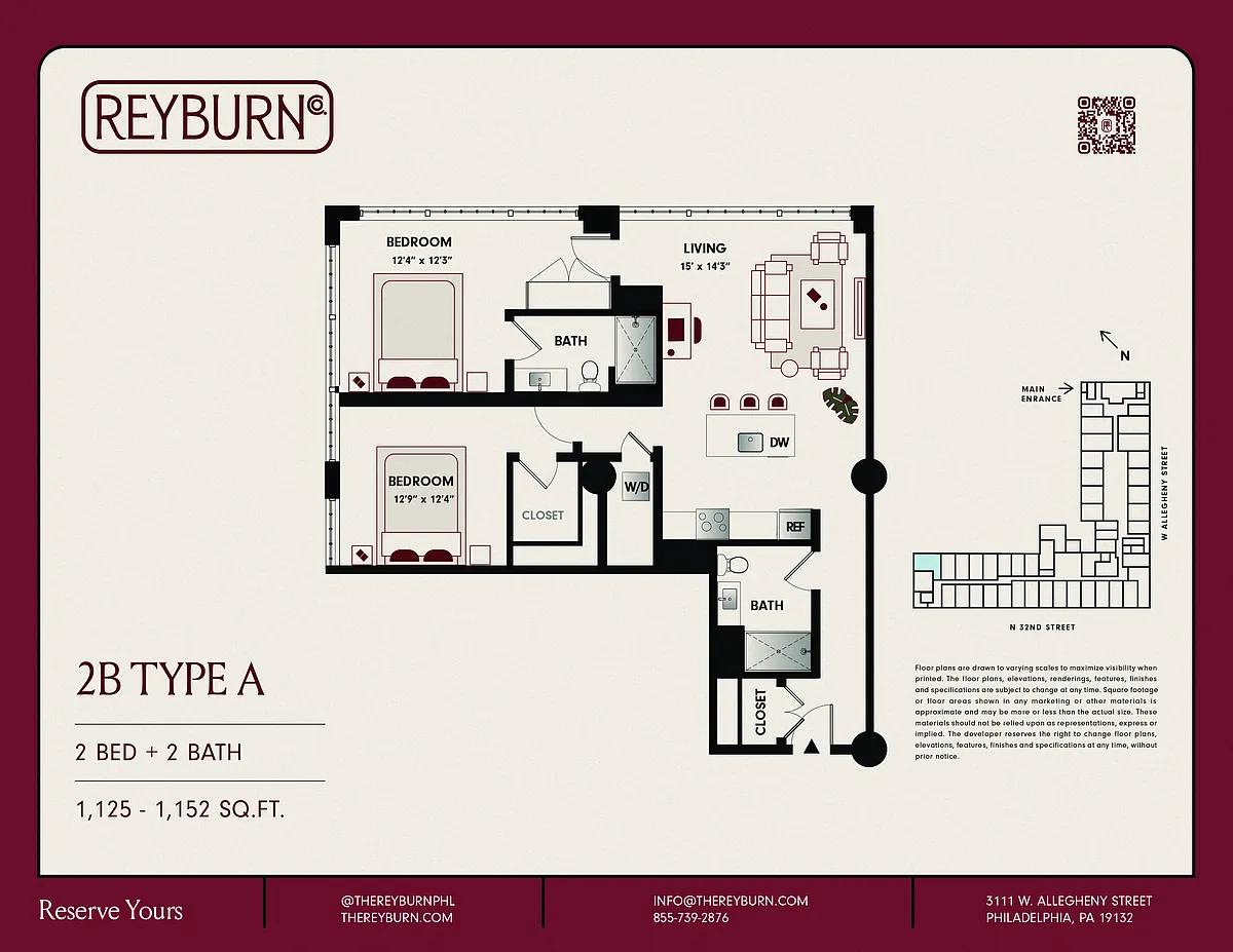 Floor plan 2B Type A