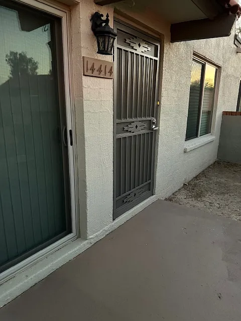 Front patio area