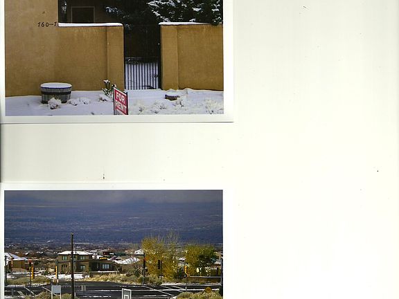 Front with snow + park