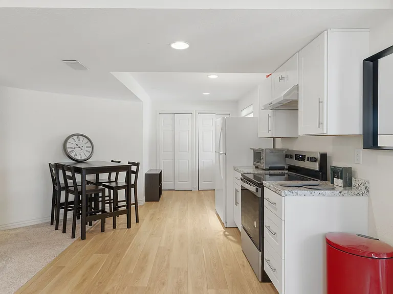 Dining area adjacent to kitchen