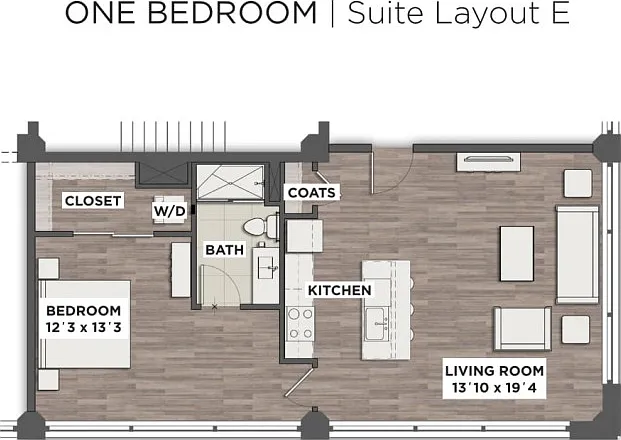 Suite Layout E Suite Layout E
