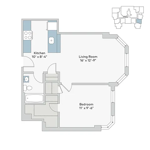 Floor plan mon-1bf1