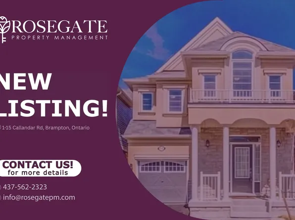 15 Callandar Rd #1, Brampton, ON L7A 4V1