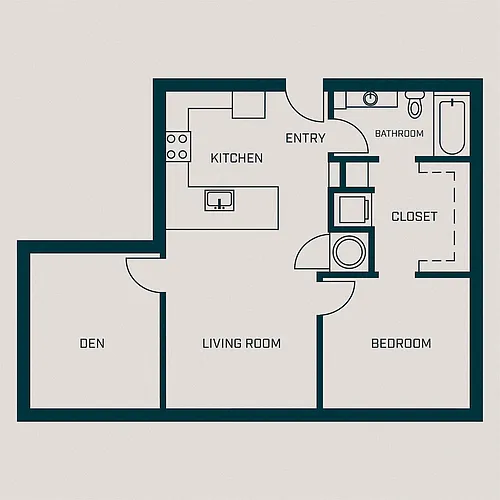 Floor plan The Bancroft
