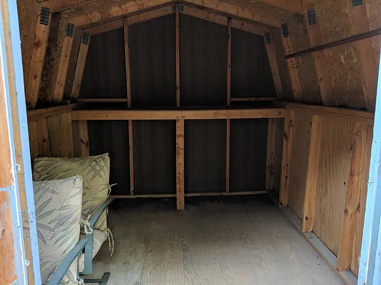 Storage shed - Inside