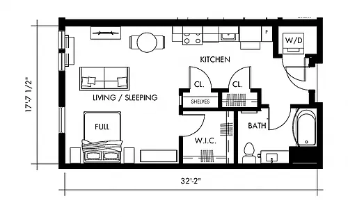 Floor plan Delta1T