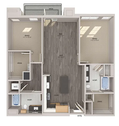 Floor plan B15