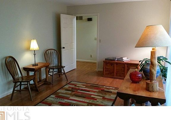 Large Living Room with Hardwood Floor.