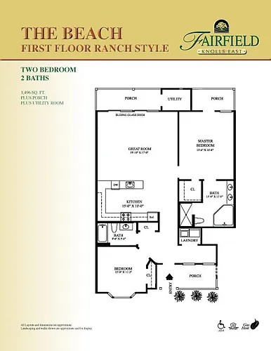 Floor plan The Beach
