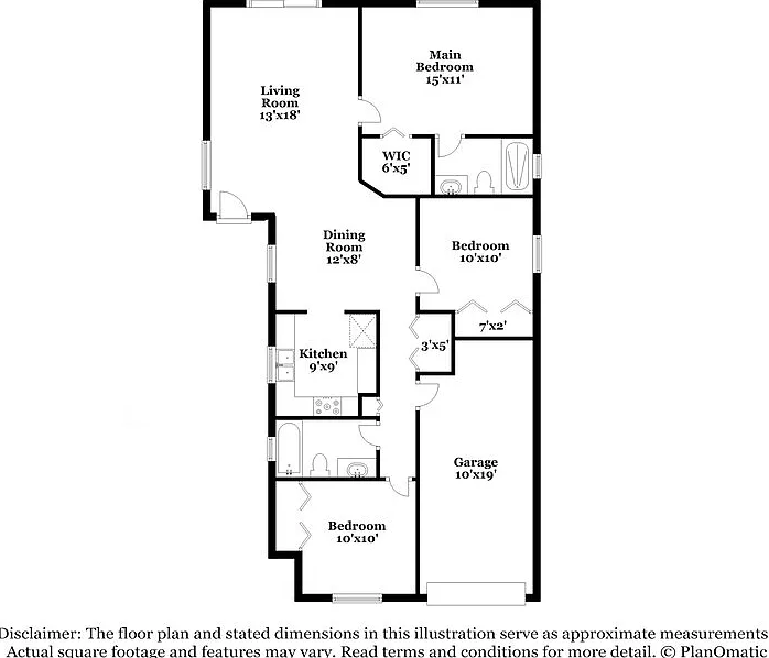 3 bed, 2.0 bath, 1102 sqft, $1,860 — Photo 2