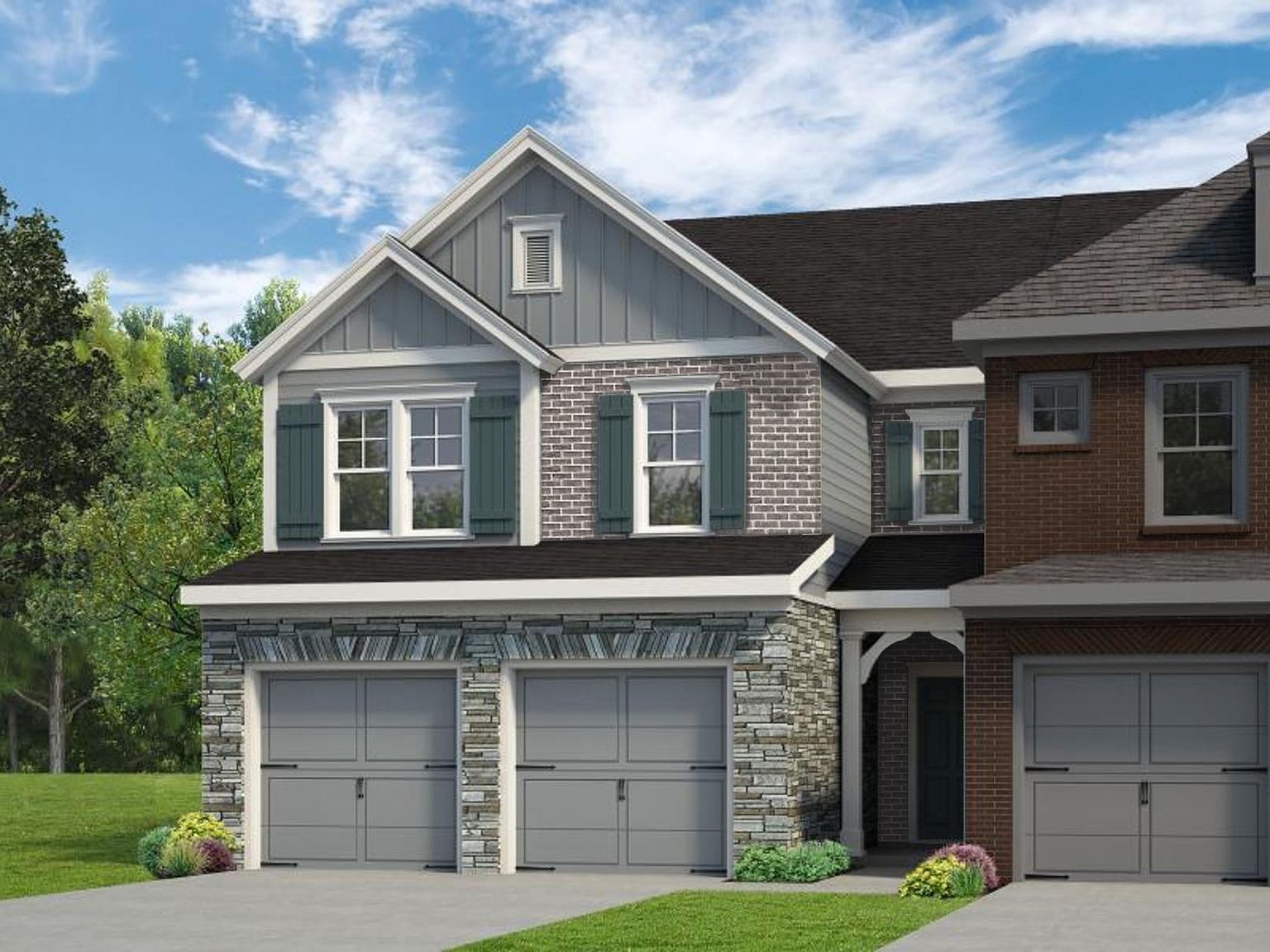 Sawyer Townhome Plan, Park Center Pointe, Austell, GA 30168 Zillow
