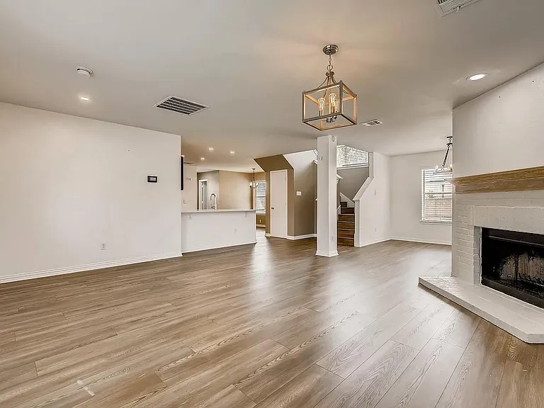 Living room without furniture