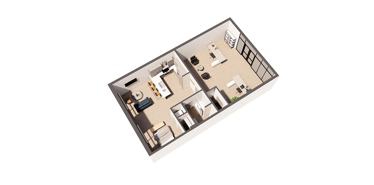 Floor plan Picasso Loft