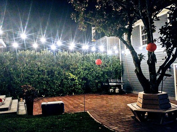 Portion of backyard