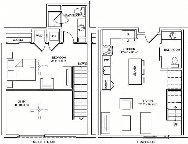 Floor plan PENTHOUSE LOFT 3