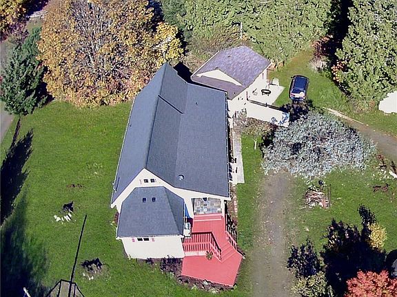 Drone view 1 - Chicken area in lower left segment of picture