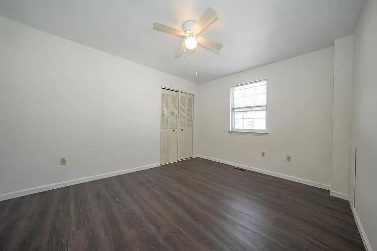 Bedroom B in 2-bedroom subunit