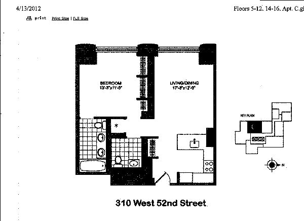 1st image of 310 W 52nd St APT 11C