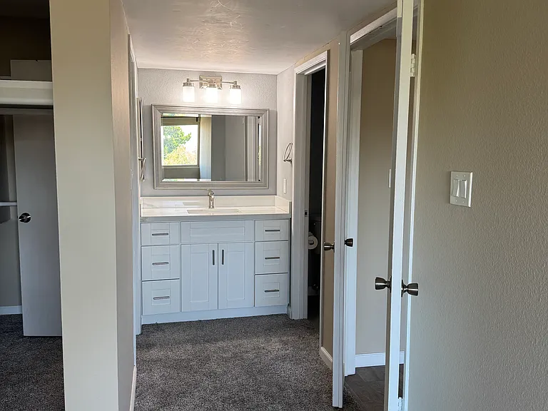 From inside the main bedroom