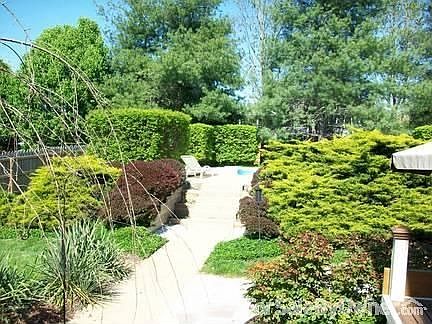 Back Yard
						:
						Shot from deck of stairs to the pool deck.