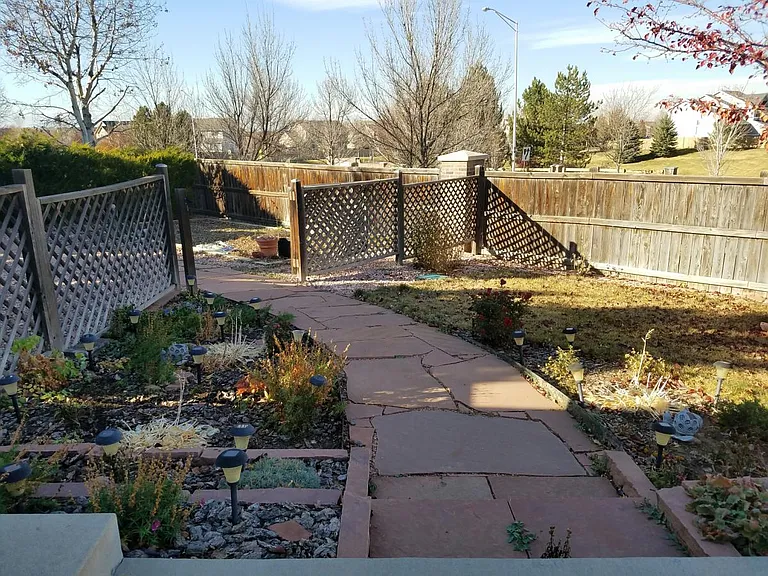 Backyard path