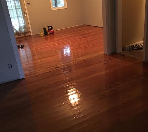 bedroom/living room floors