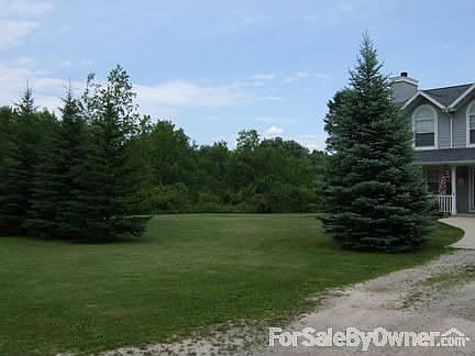 Aerial View of 18 acres and home
						:
						Seclusion of 18 acres with nature 360 degrees aerial view