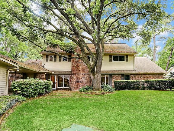 The backyard is very large and has room for lots of outdoor activities.