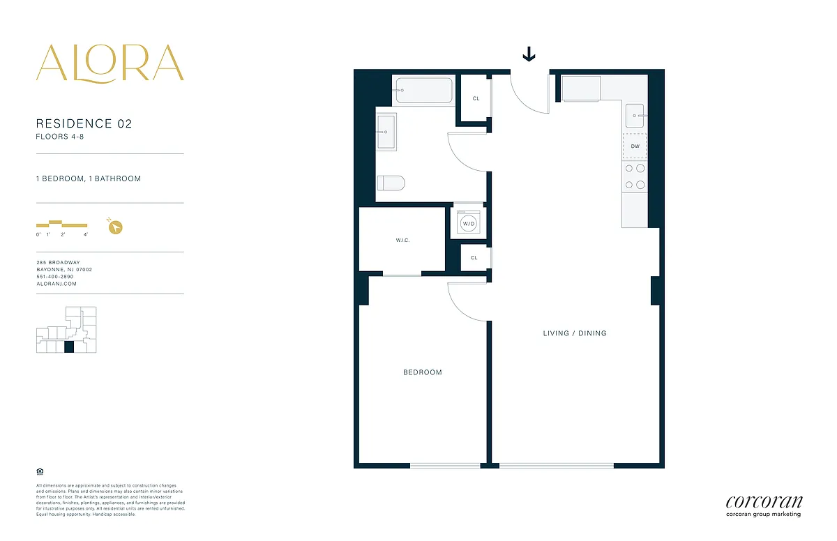 Floor plan 1B02