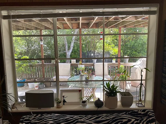 View from kitchen window