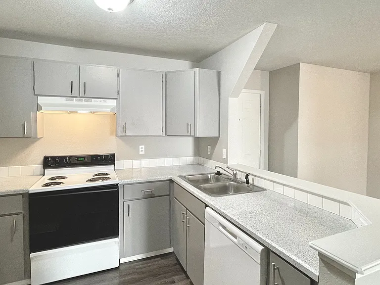 Kitchen Opens to Living Area
