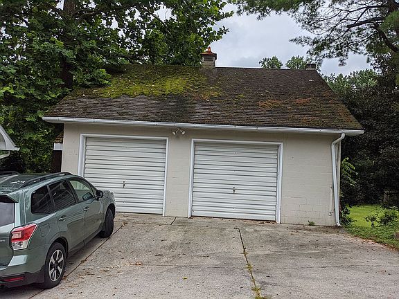 Two story two car garage 