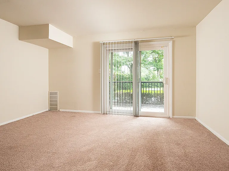 Living area with sliding doors to your private balcony