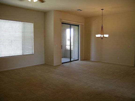 Looking into dining room