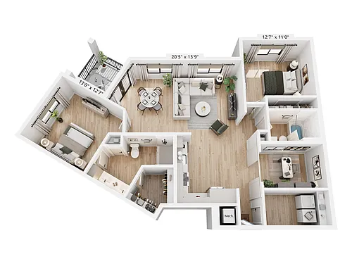 Floor plan D1