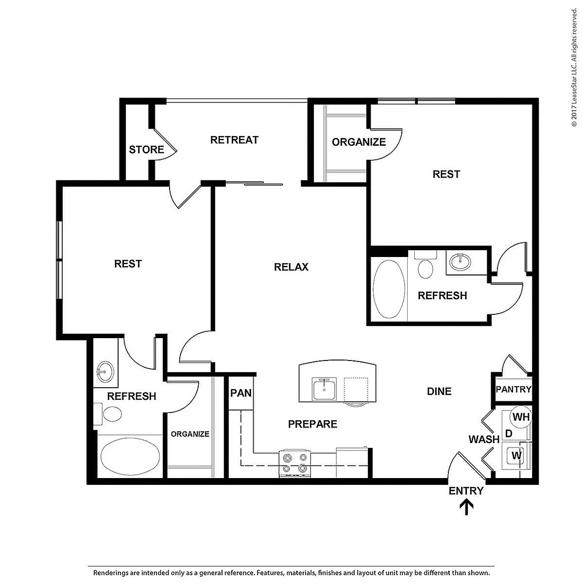 Floor plan B1