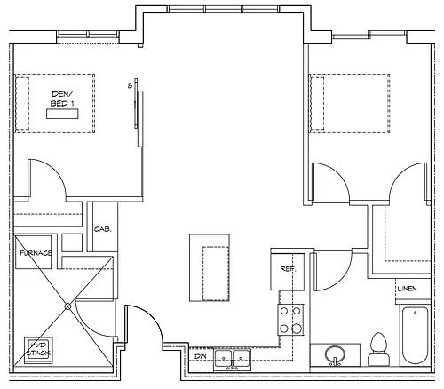 Floor plan 2 Bedroom
